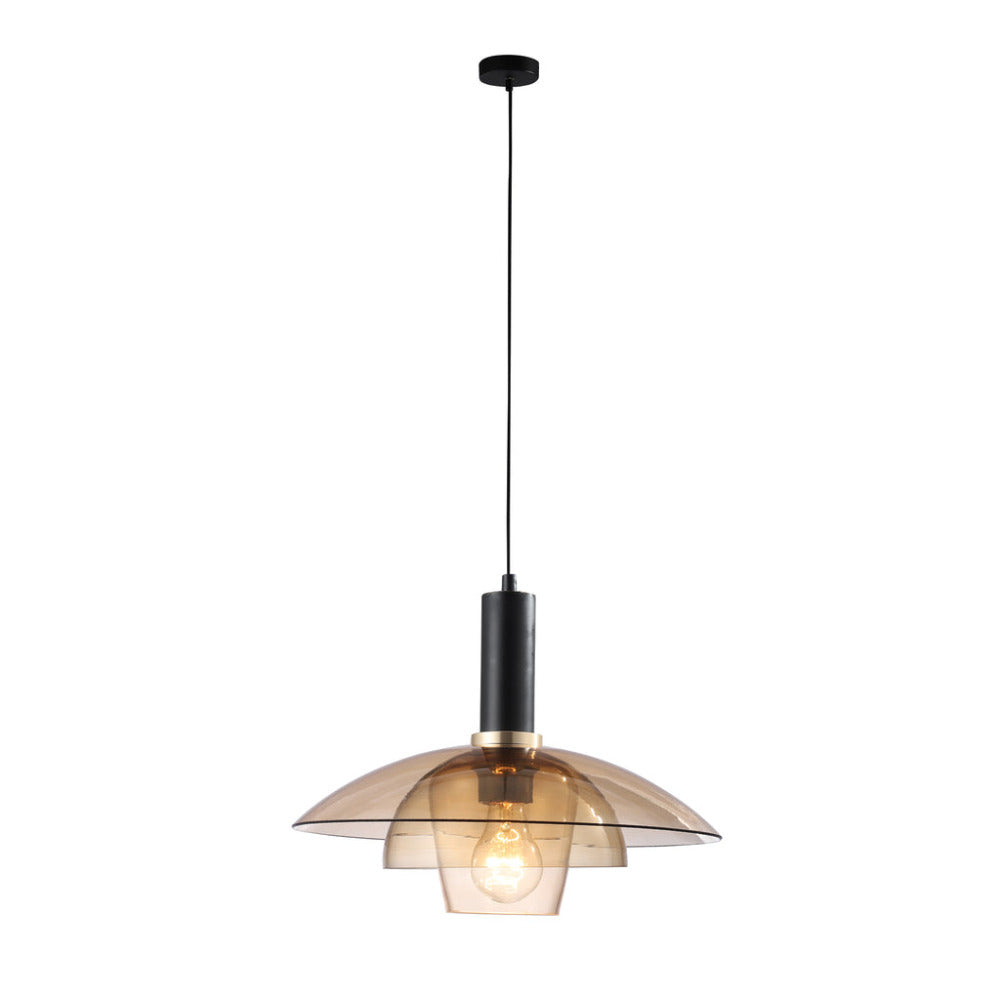 Buy Pendant Lights Australia Pabla 1 Light Pendant Amber - LL002PL125AM