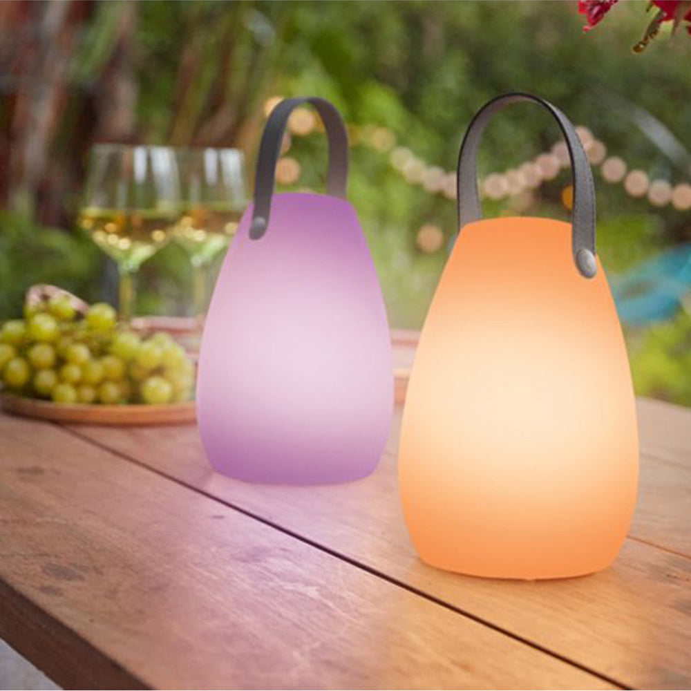 Buy Table Lamps Australia LED Table Lamp With Handle White Polyethylene RGB - LL0509