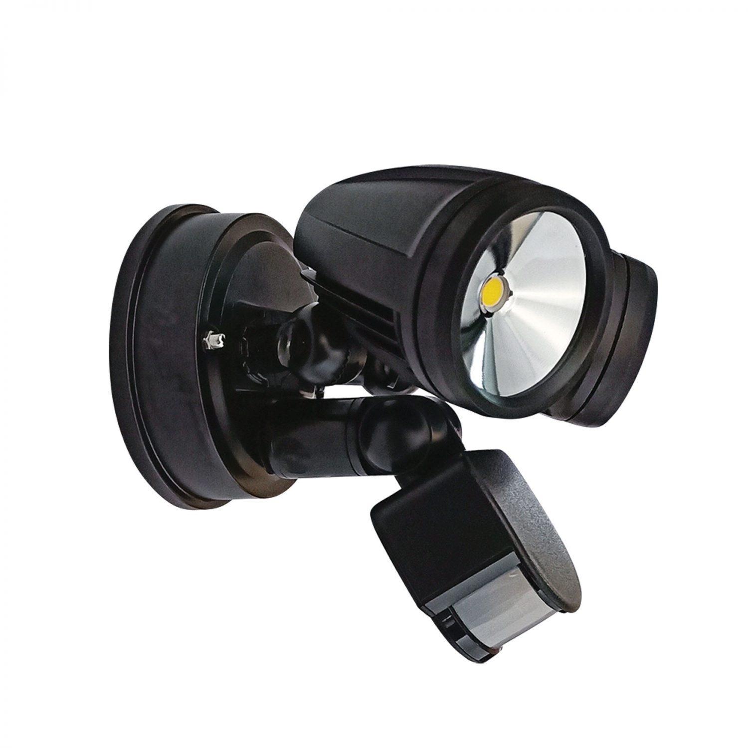 Cadet Twin LED Sensor Black - LW7162BK