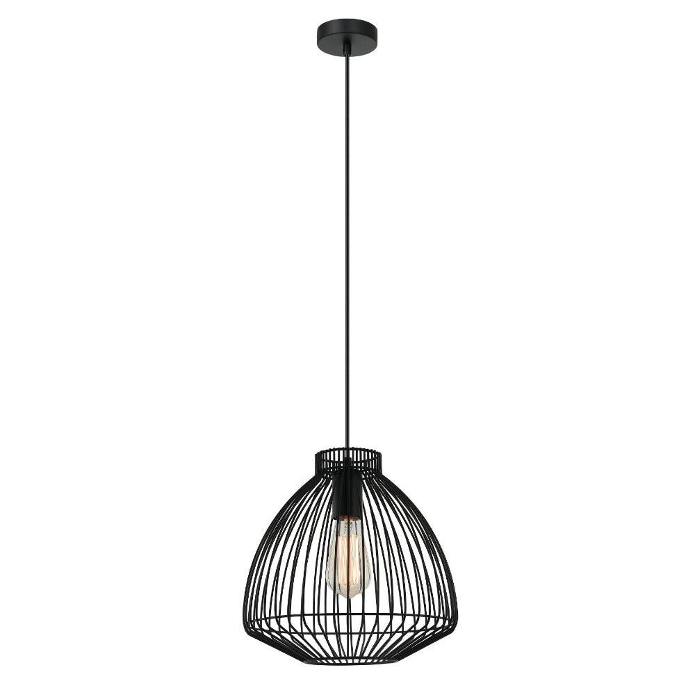 Buy Pendant Lights Australia Manu 1 Light Pendant Black Cone (Concave) - MANU1