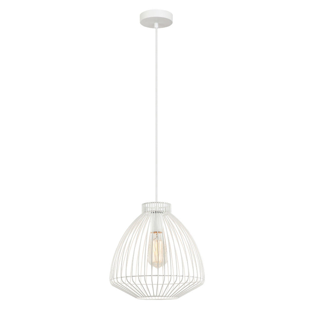 Buy Pendant Lights Australia Manu 1 Light Pendant White Cone (Concave) - MANU2