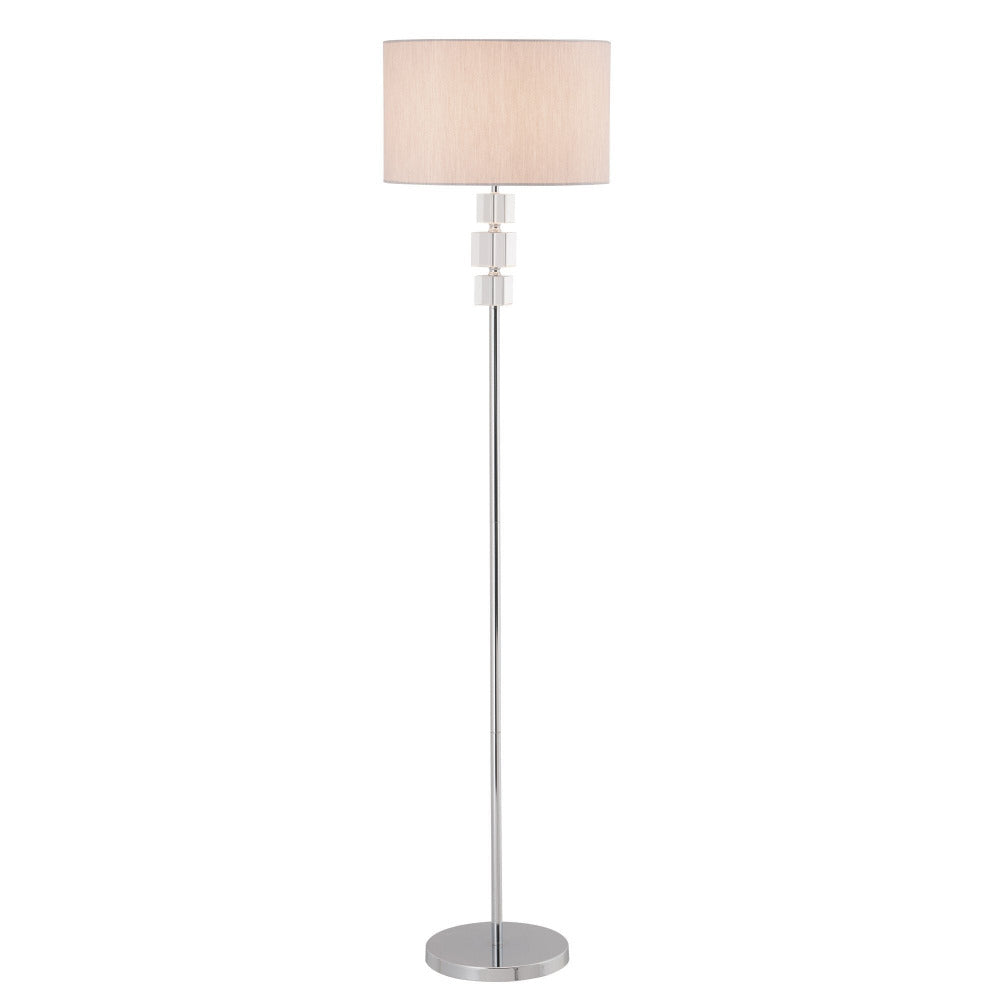 Ester 1 Light Floor Lamp Chrome - MFL017