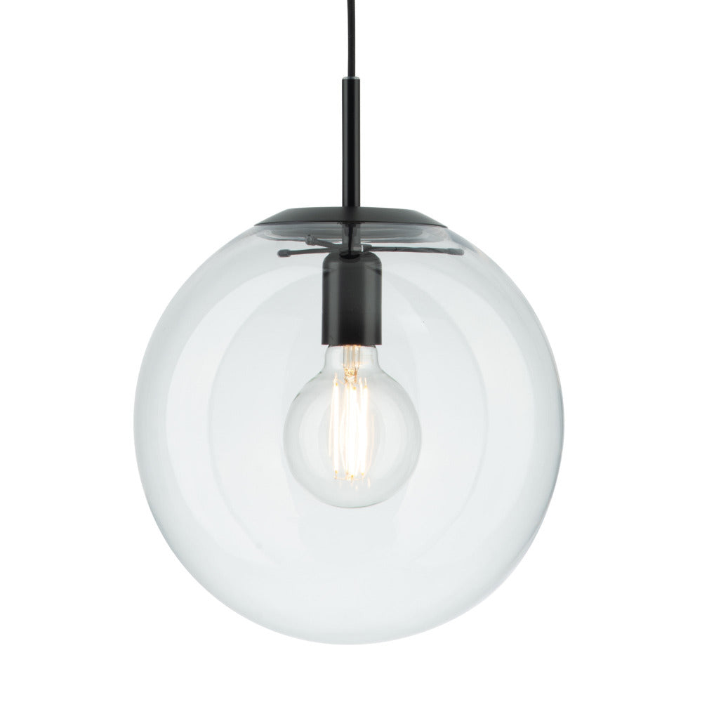 Buy Pendant Lights Australia Madrid Pendant Light W300mm Matt Black Metal - MG1631M-BLK