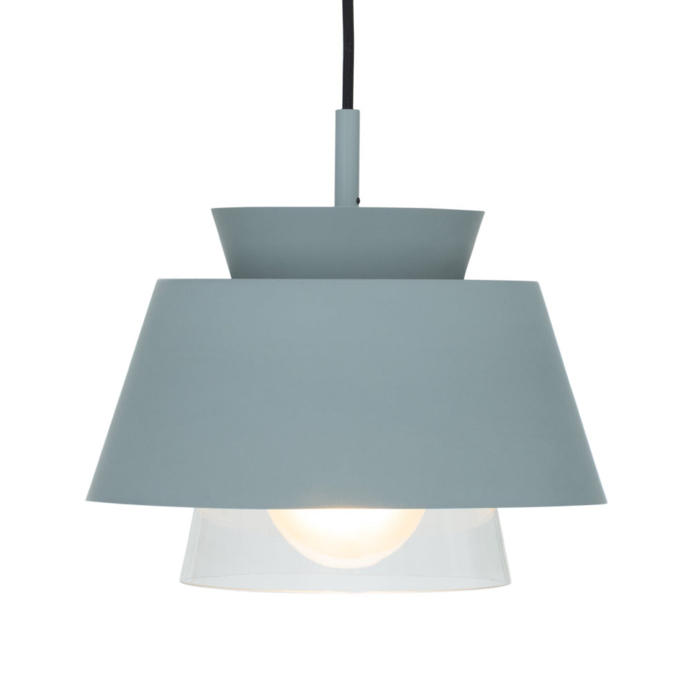 Buy Pendant Lights Australia Fawkner Pendant Light Grey Metal / Glass - MPLS016GRY