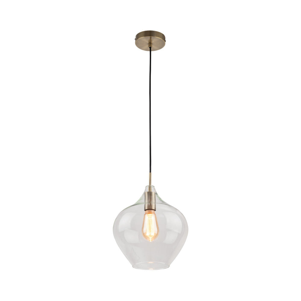 Darby 1 Light Pendant Large Clear - MPLS514CLR-L