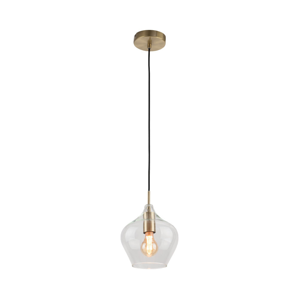 Darby 1 Light Pendant Small Clear - MPLS514CLR-S