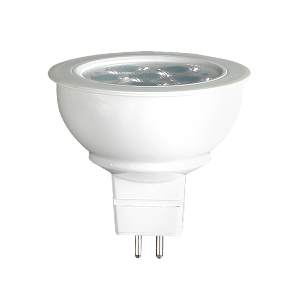 MR16 LED Globe 12V 5W GU5.3 Frosted Polycarbonate 4000K - MR16 5W CW