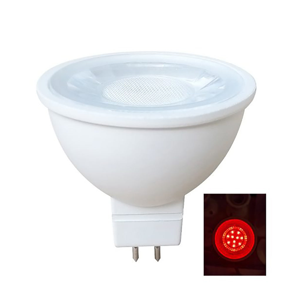 Buy LED Globes Australia MR16 LED Globe GU5.3 5W 12V Plastic / Aluminium Red - MR16R01A