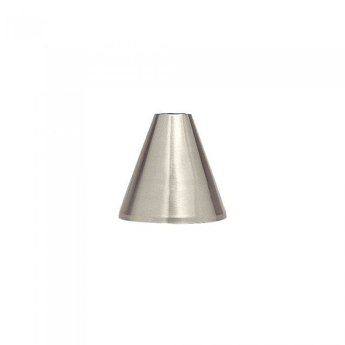 Buy Lamp Shades Australia Tapered Lamp Shade Satin Chrome Metal - MST-SC