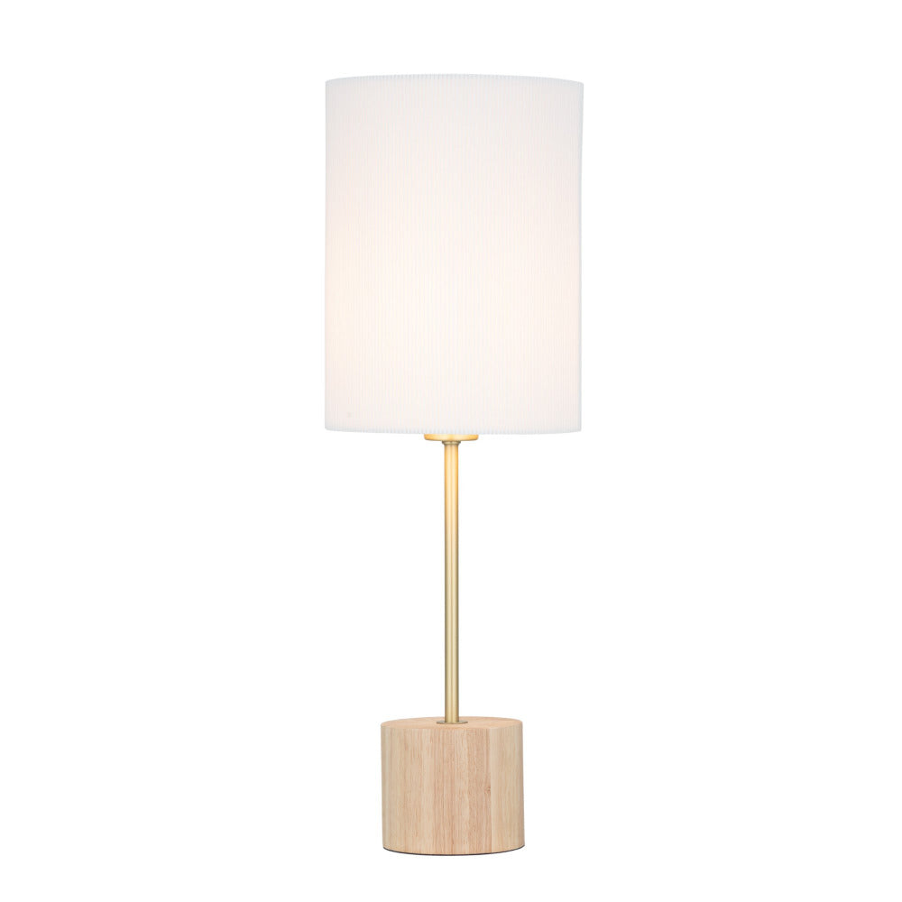 Buy Table Lamps Australia Flemington Table Lamp Antique Brass / Natural Wood - MTBL036