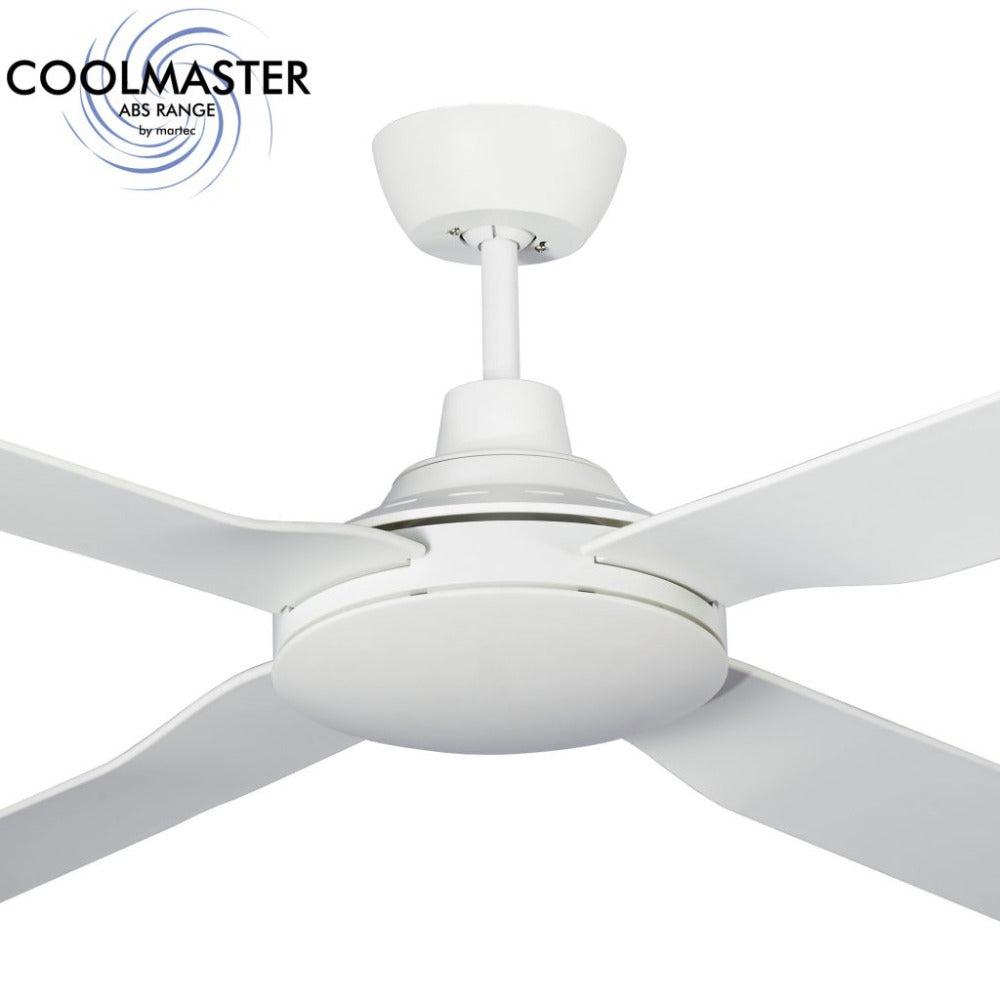 Discovery 48" 4 Blade ABS Ceiling Fan Only White - MDF124W