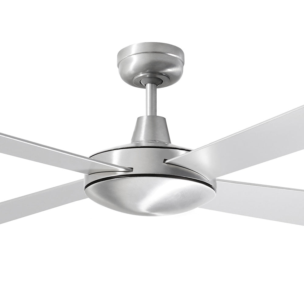 Buy AC Ceiling Fans Australia Lifestyle 52" 4 Blade Ceiling Fan Only Brushed Aluminium - DLS134B