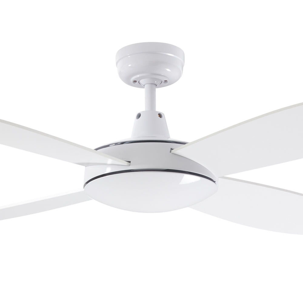 Buy AC Ceiling Fans Australia Lifestyle Mini 42" 4 Blade Ceiling Fan Only White - DLS104W