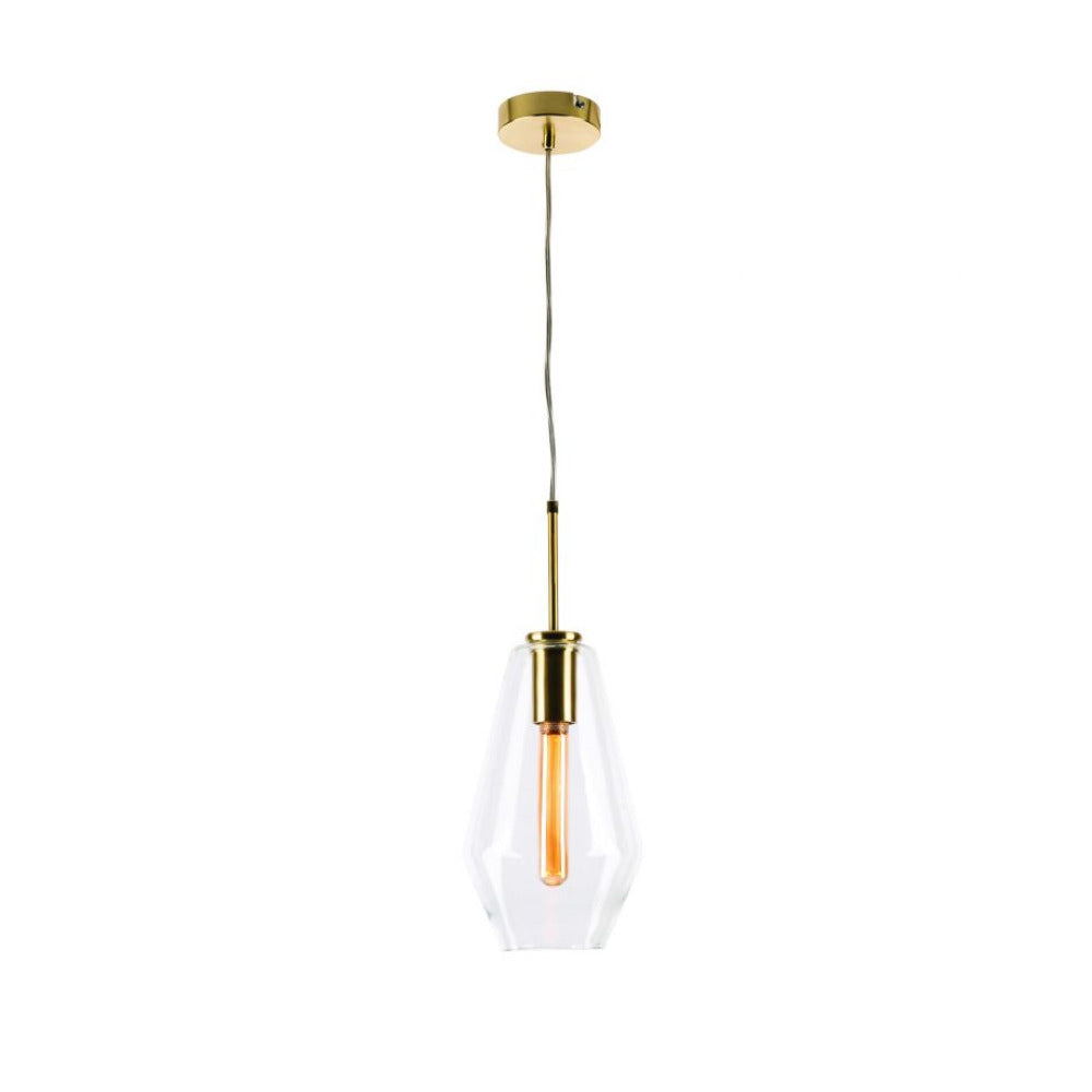 Melba Pendant Light Brushed Brass Glass - MP7131L