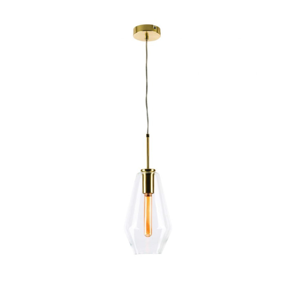 Buy Pendant Lights Australia Melba Pendant Light Brushed Brass Glass - MP7131L