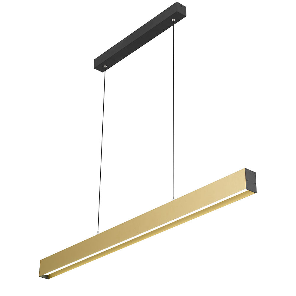 Buy LED Pendants Australia Navaro Smart Tri-Colour LED Pendant Gold 1200mm - NAVARO PE120-GDB