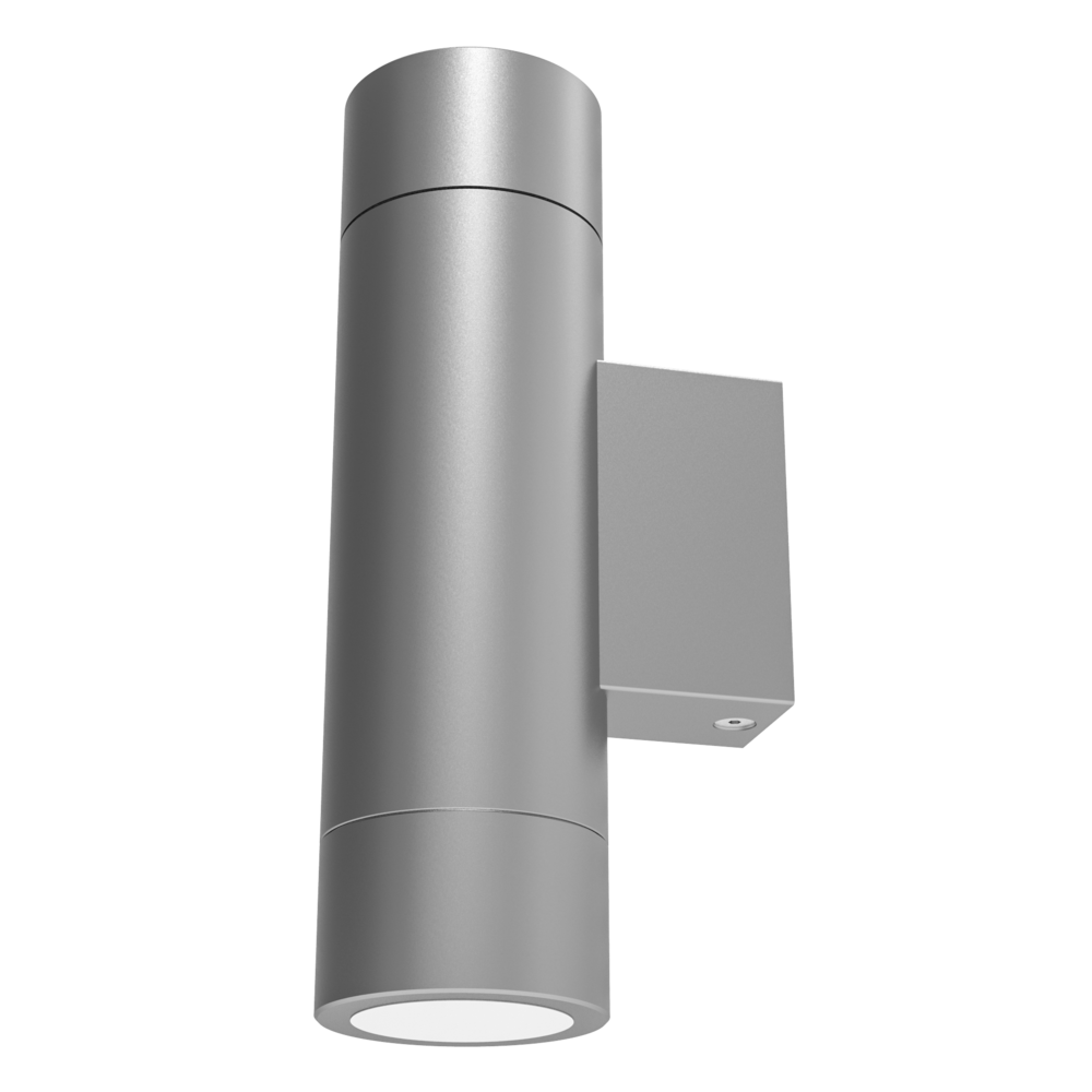 New Bondi Up / Down Wall Light 8W Anodised Silver Aluminium 3CCT - SL7222TC/AS