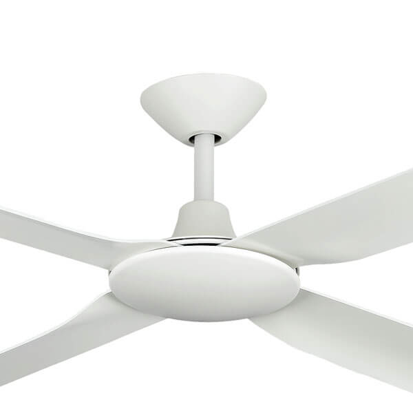 Buy DC Ceiling Fans Australia Next Creation DC Ceiling Fan 52" Matt White Polymer Blades - NC151