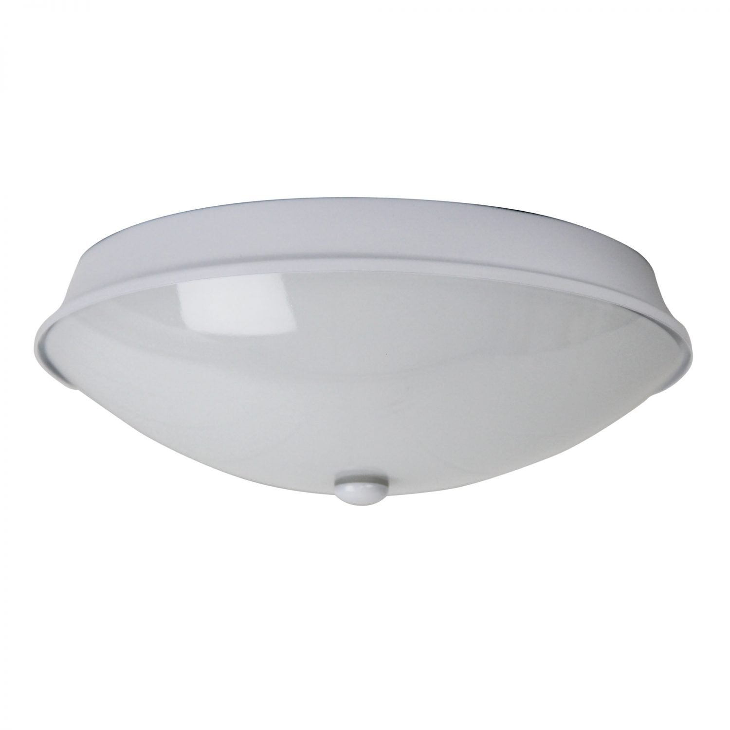Button 1 Light Ceiling Light 250mm White - OL47100WH