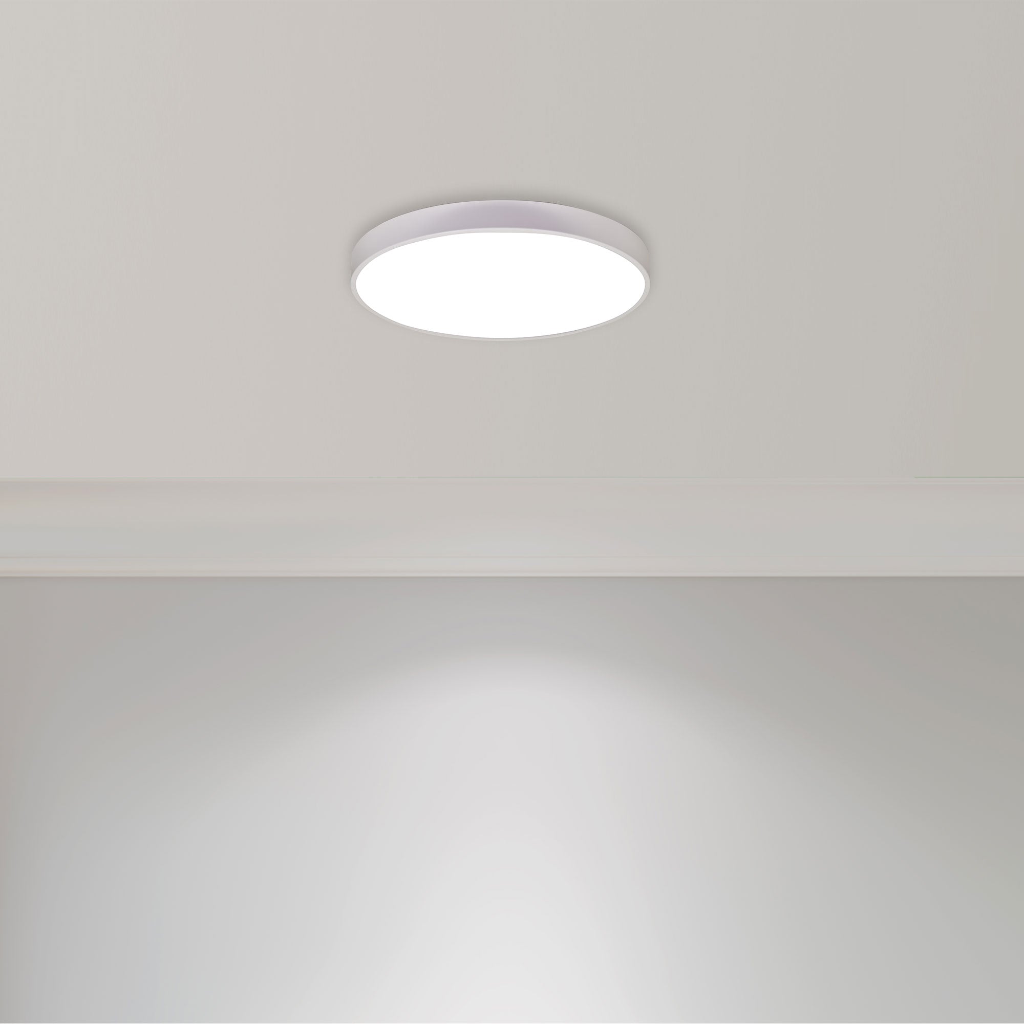 ORBIS LED Oyster Light 30W W500mm White TRI Colour - OL49861/50WH