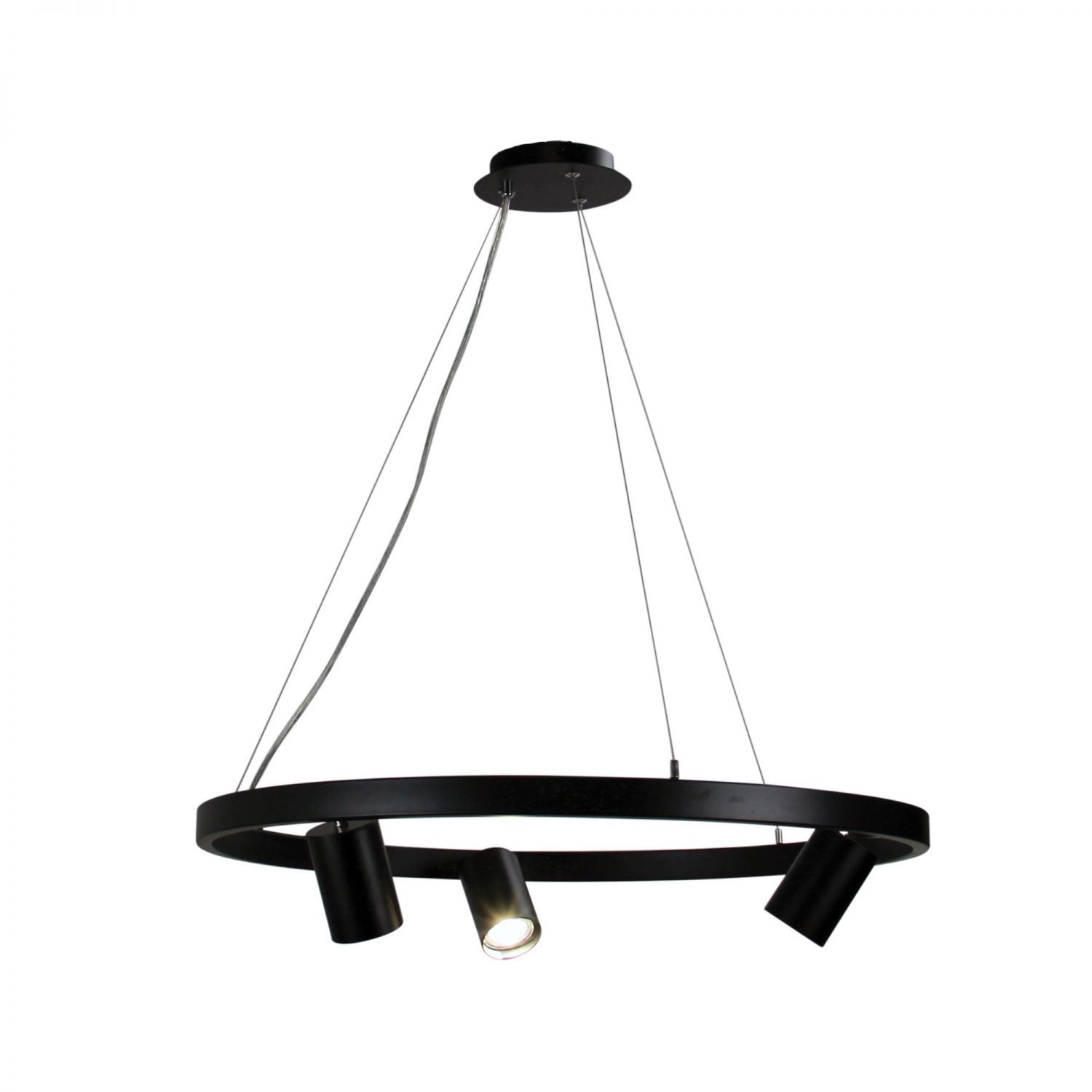 Buy Pendant Lights Australia Pano 3 Light Pendant Black - OL56093BK