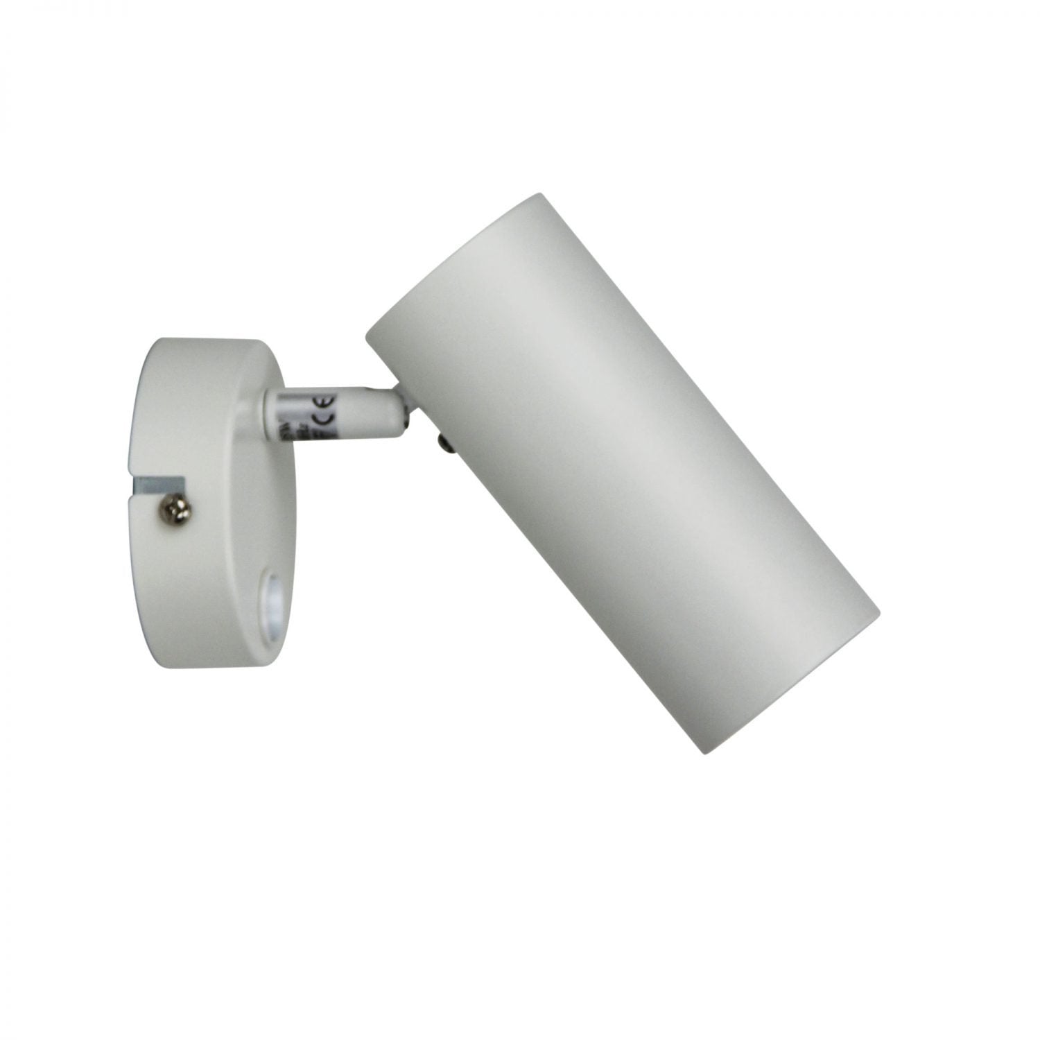 Ultra 1 Light Switched Wall Light White - OL58733/1WH