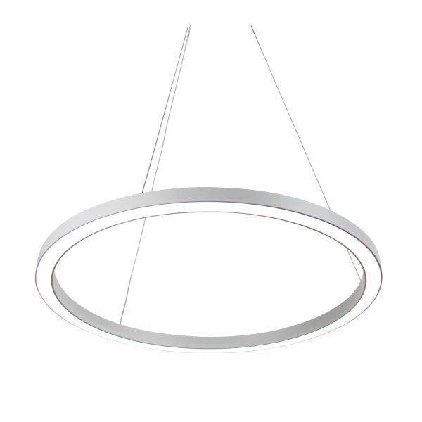 Buy LED Pendants Australia Nebula LED Ring Pendant 600mm White Metal TRI Colour - OL60614/60WH