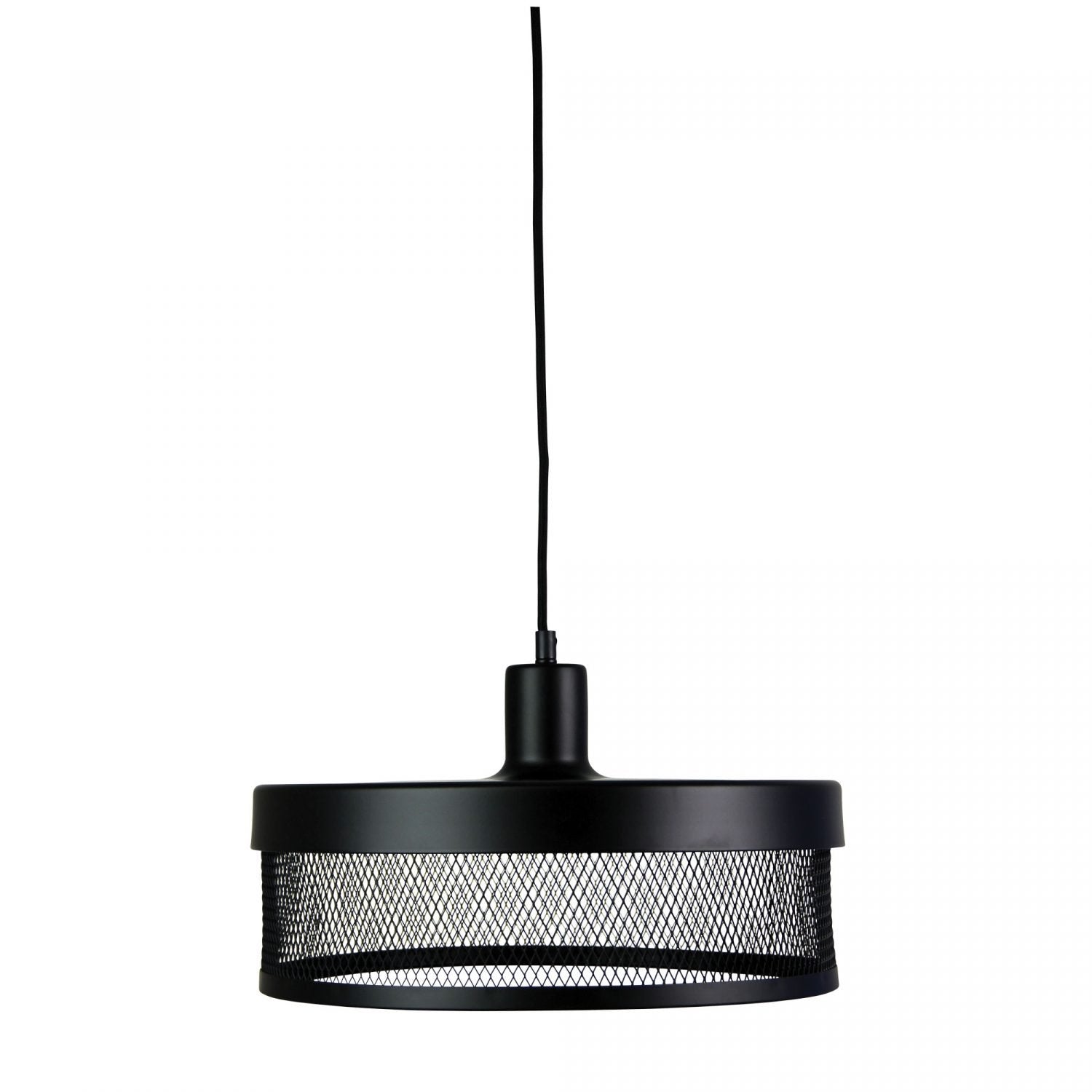 Buy Pendant Lights Australia Chester 1 Light Pendant 360mm Black - OL63252BK