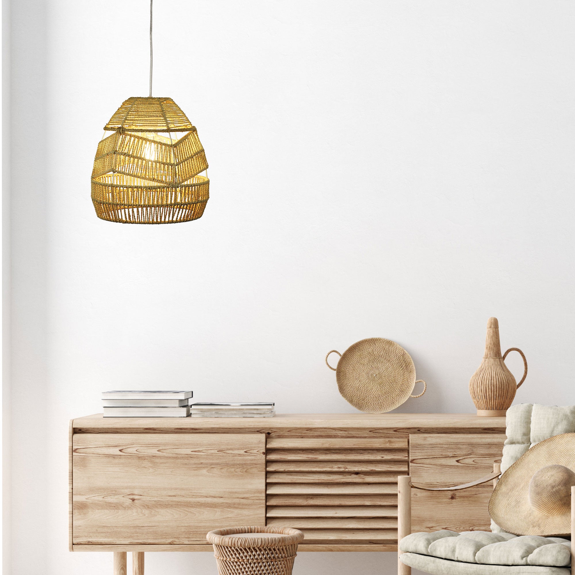 Buy Pendant Lights Australia Kupang 1 Light Pendant 300mm - OL64489/30 (Shade Only)