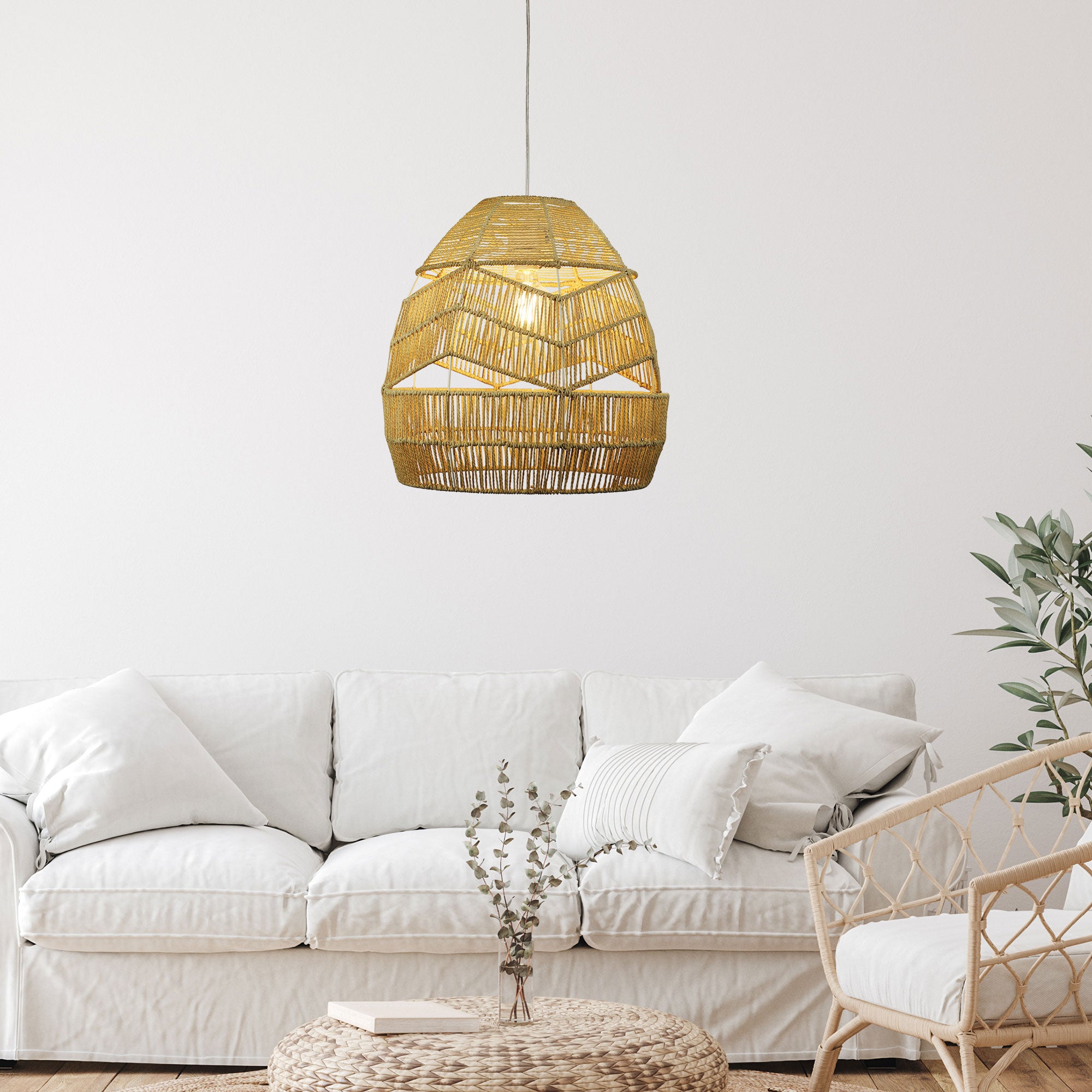 Buy Pendant Lights Australia Kupang 1 Light Pendant 450mm - OL64489/45 (Shade Only)