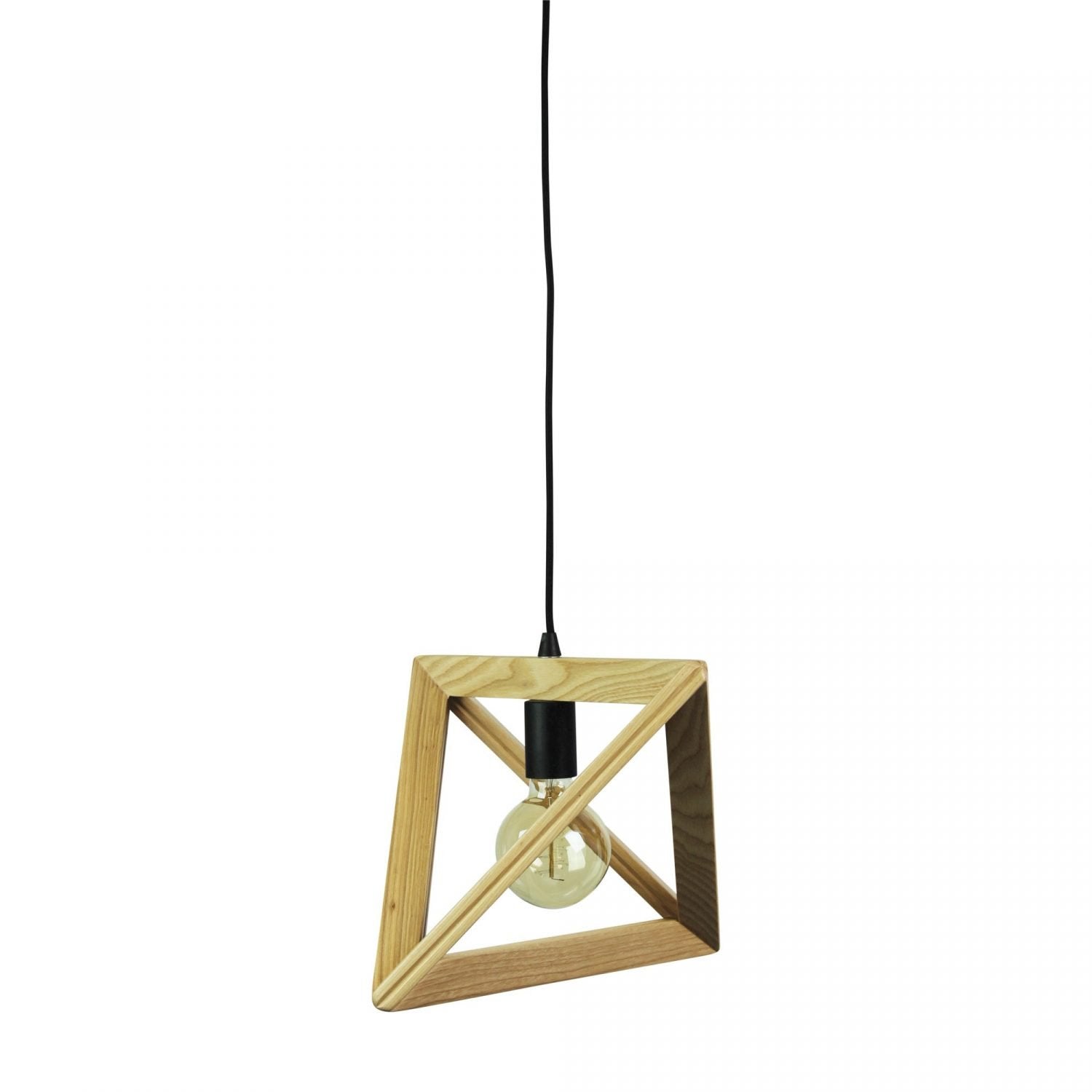 Buy Pendant lights australia - Trap 1 Light Triangle Shape Pendant - OL64741NAT