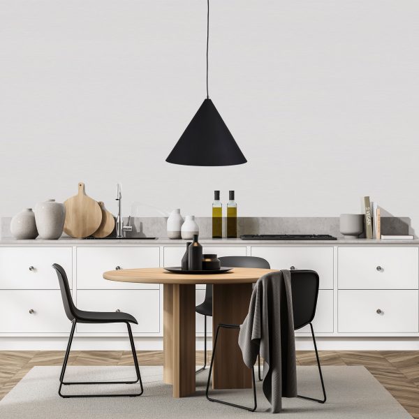 Buy Pendant Lights Australia Conic Pendant Light W450mm Black Metal - OL64910/45BK