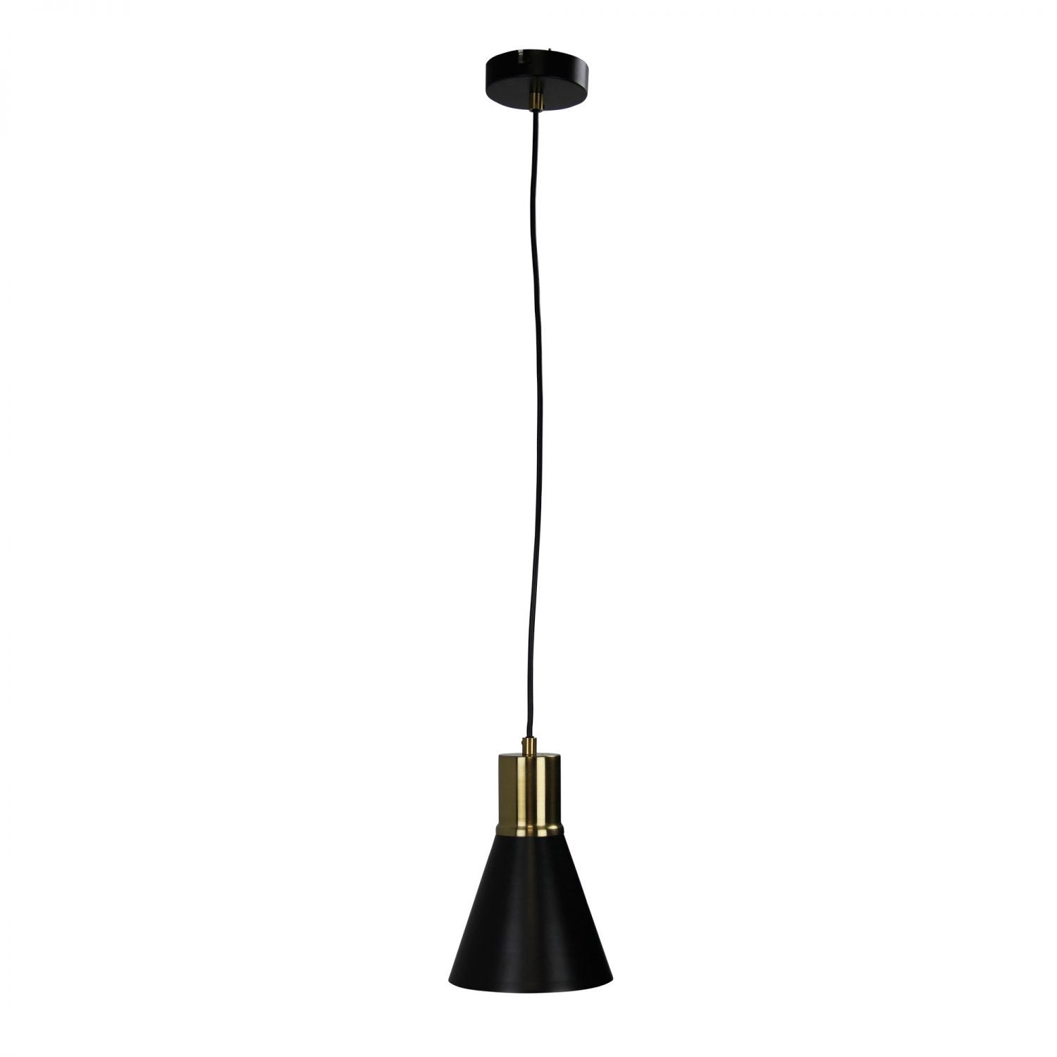 Buy Pendant lights australia - Como 1 Light Pendant Antique Brass & Black - OL67511AB