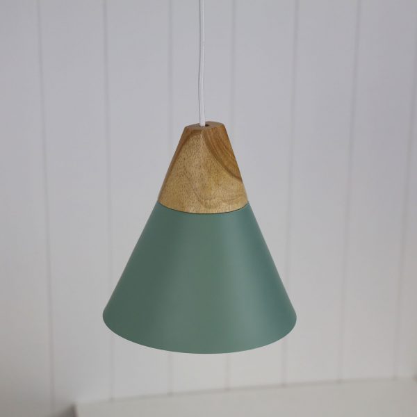 Buy Pendant Lights Australia Trigo 1 Light Pendant Green- OL67721GN