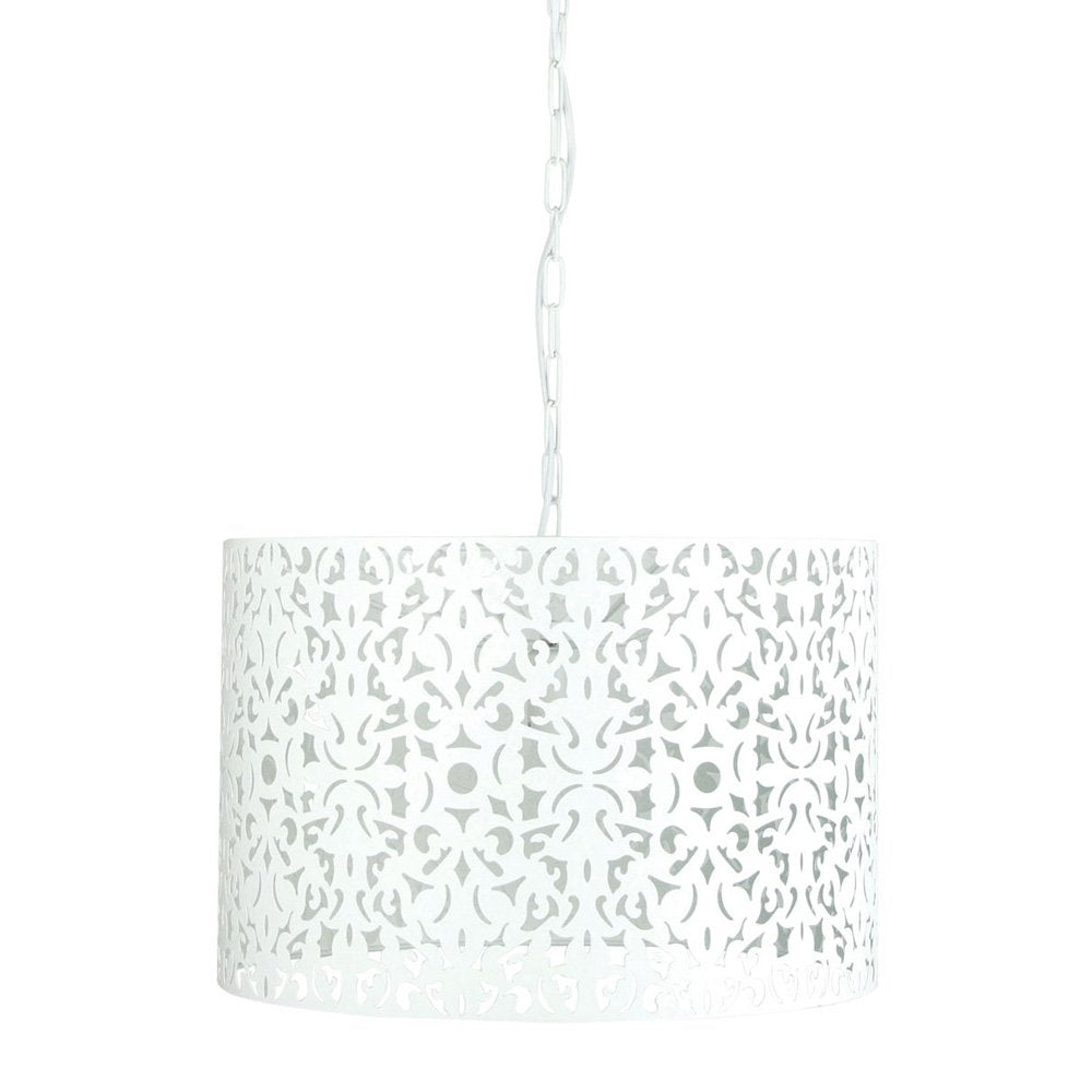 Buy Pendant lights australia - Vicky 1 Light Pendant 450mm Matt White - OL68784WH