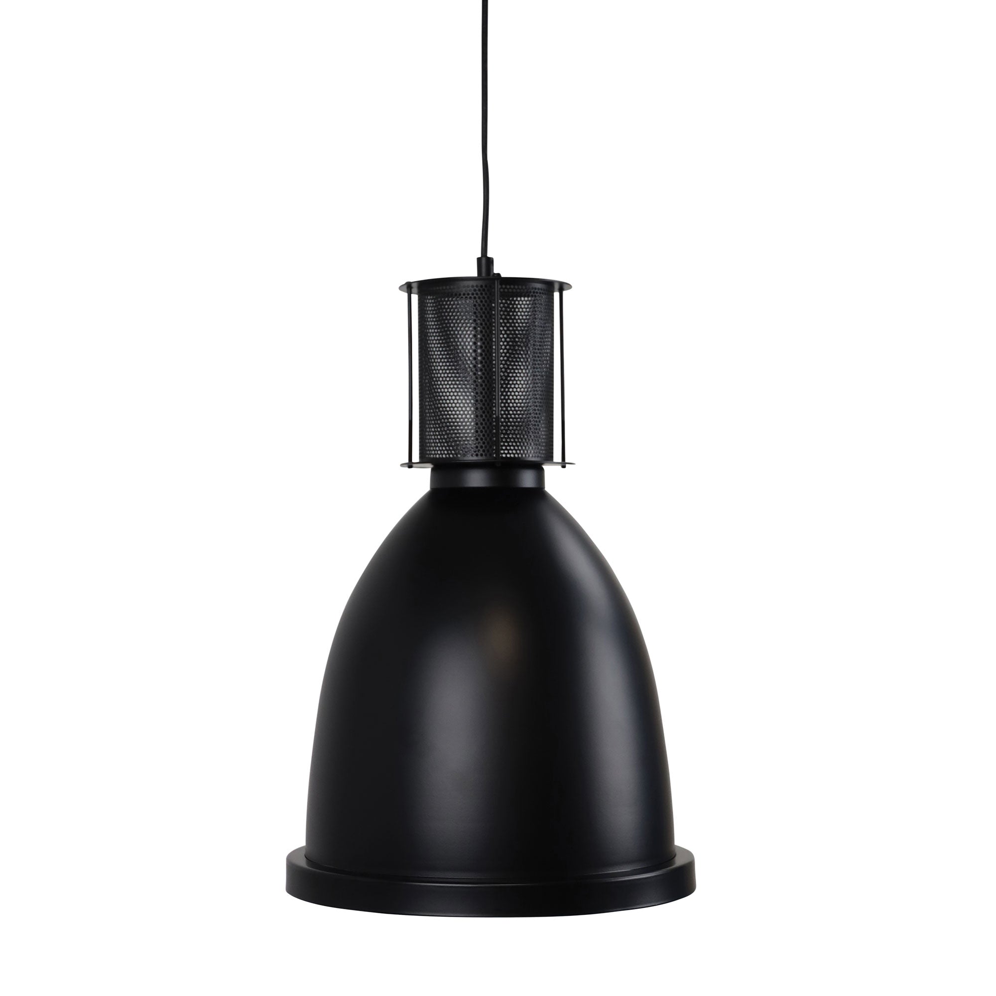 BAY.27 Industrial Single Pendant Black - OL69265/27BK