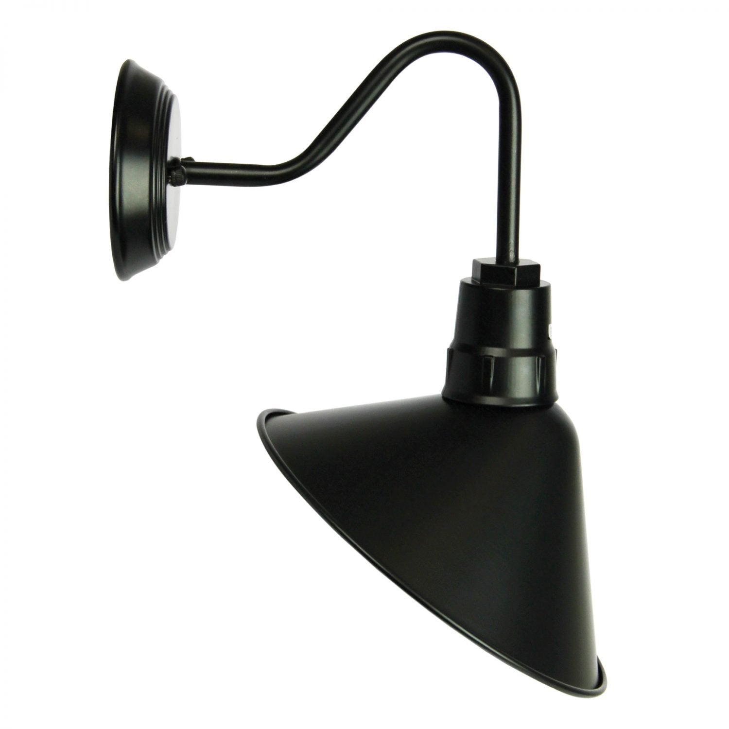 Derwent 1 Light Wall Light Black - OL69375BK