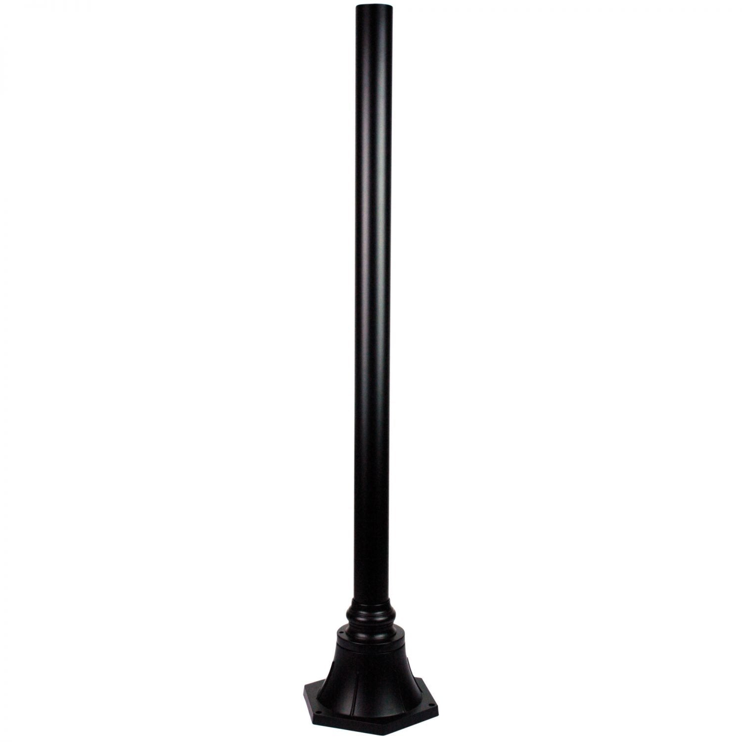 Buy Accessories & More Australia Plumb Post & Flange H1000mm Black - OL7051/1000BK