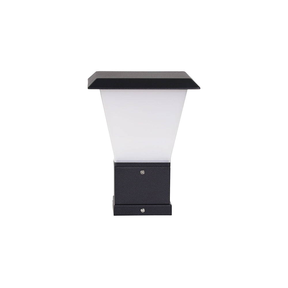 Buy Pillar & Pedestal Lights Australia OBLIK Pillar & Pedestal Light Black Metal - OL7125BK