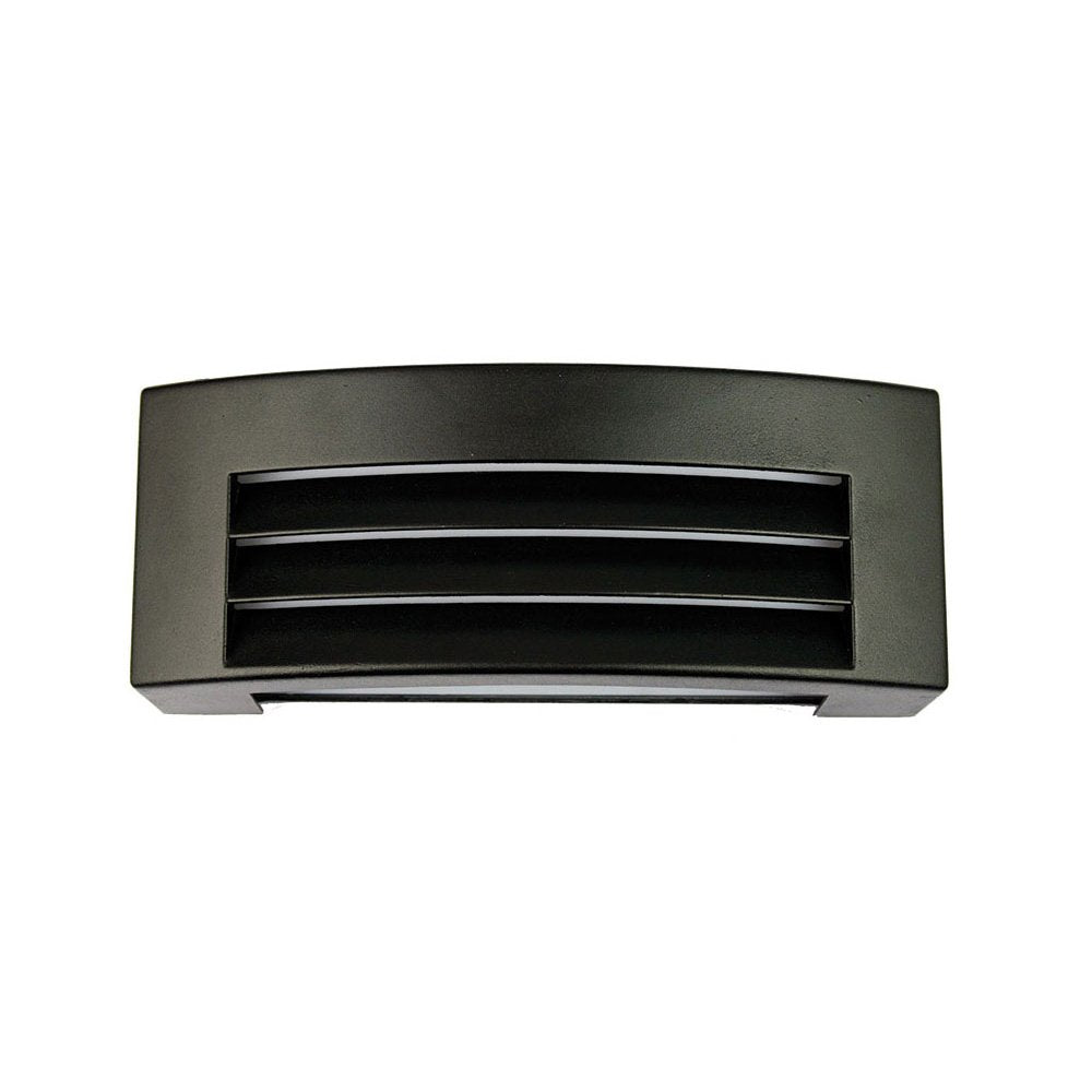 Buy Exterior Wall Lights Australia Visor 1 Light Wall Light Bulkhead Black - OL7816BK