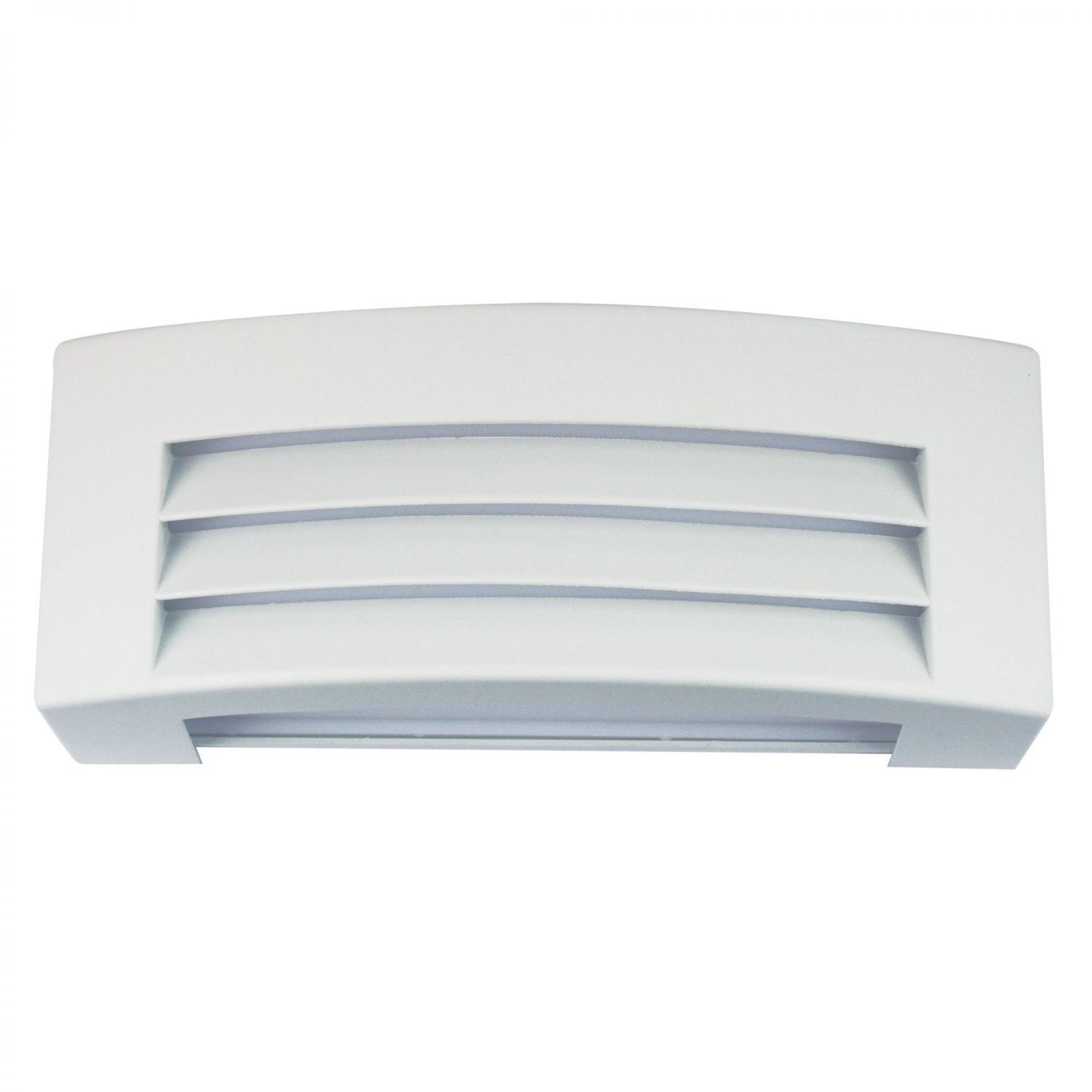 Buy Exterior Wall Lights Australia Visor 1 Light Wall Light Bulkhead White - OL7816WH