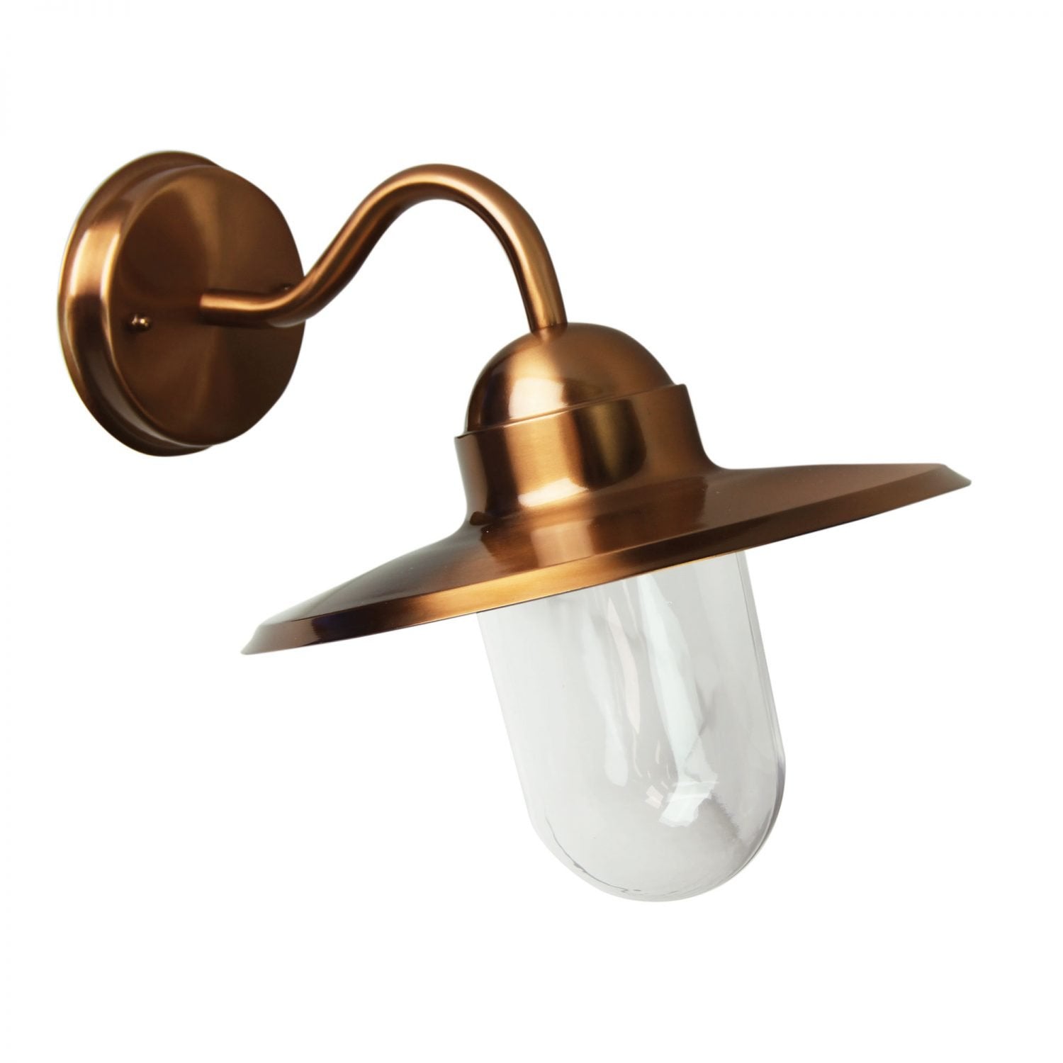 Buy Exterior Wall Lights Australia Alley 1 Light Wall Light Copper Finish - OL7880CO