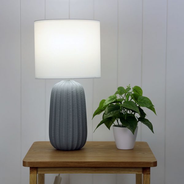 Benjy.25 1 Light Table Lamp Grey - OL90111GY