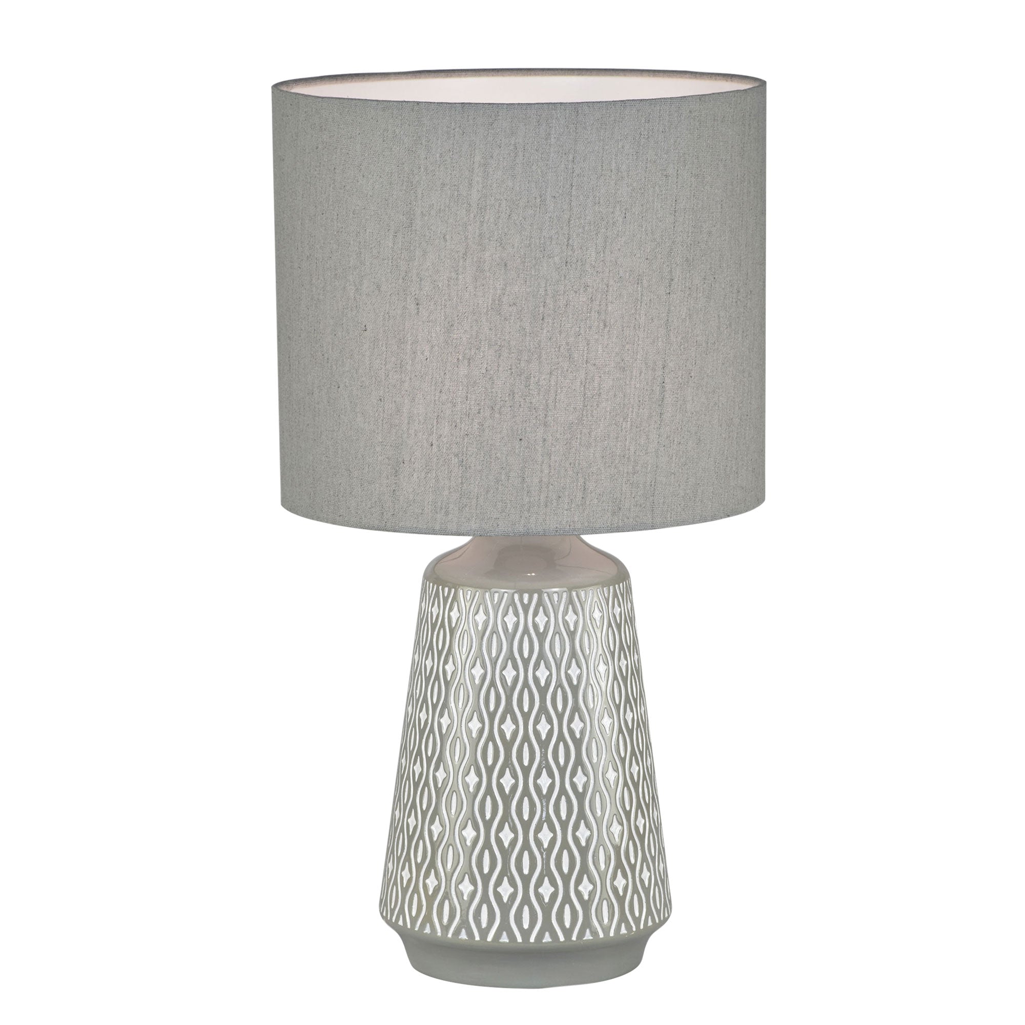 Buy Table Lamps Australia Moana 1 Light Table Lamp Grey - OL90151GY