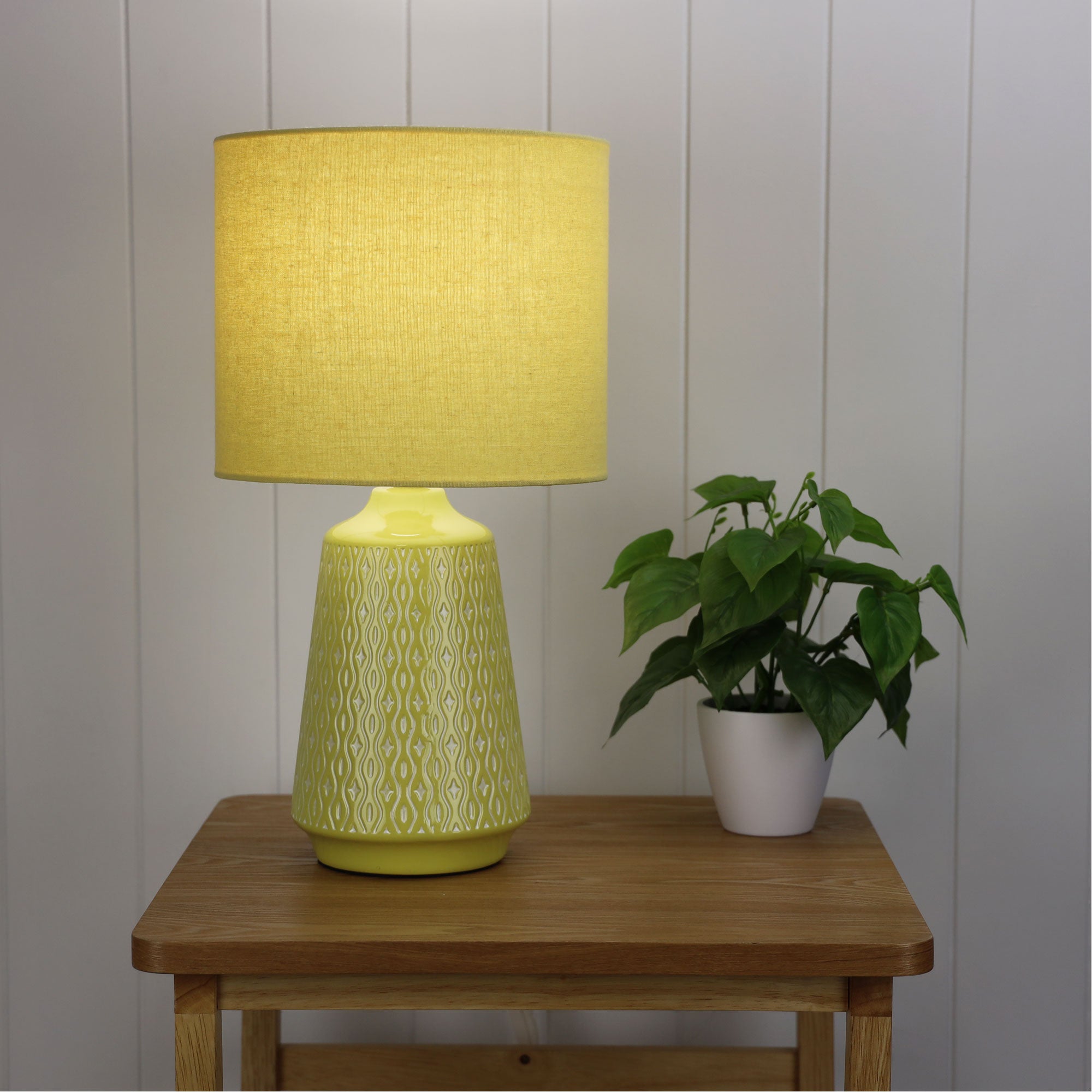 Buy Table Lamps Australia Moana 1 Light Table Lamp Yellow - OL90151YE