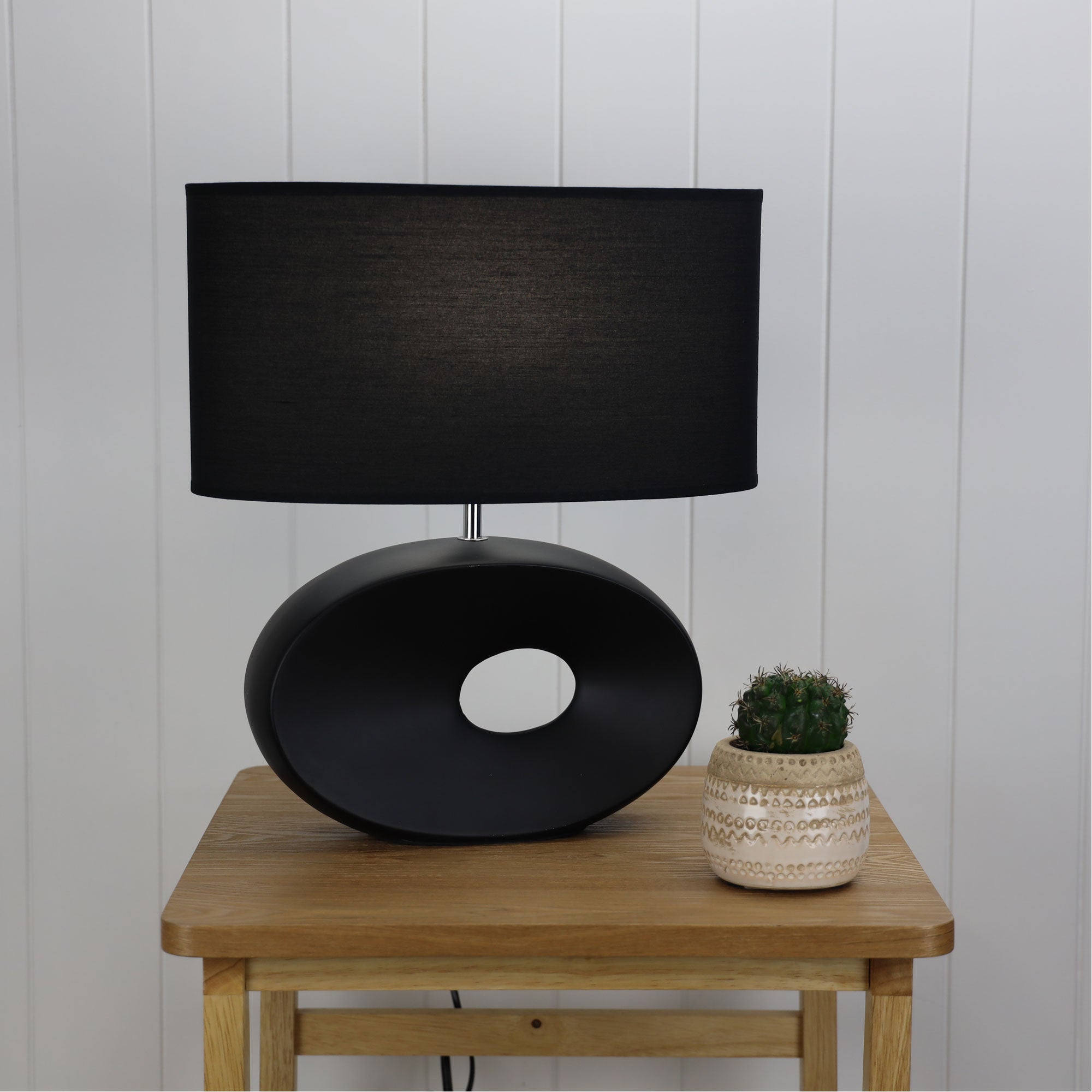 Buy Table Lamps Australia Louise 1 Light Table Lamp Black - OL90153BK