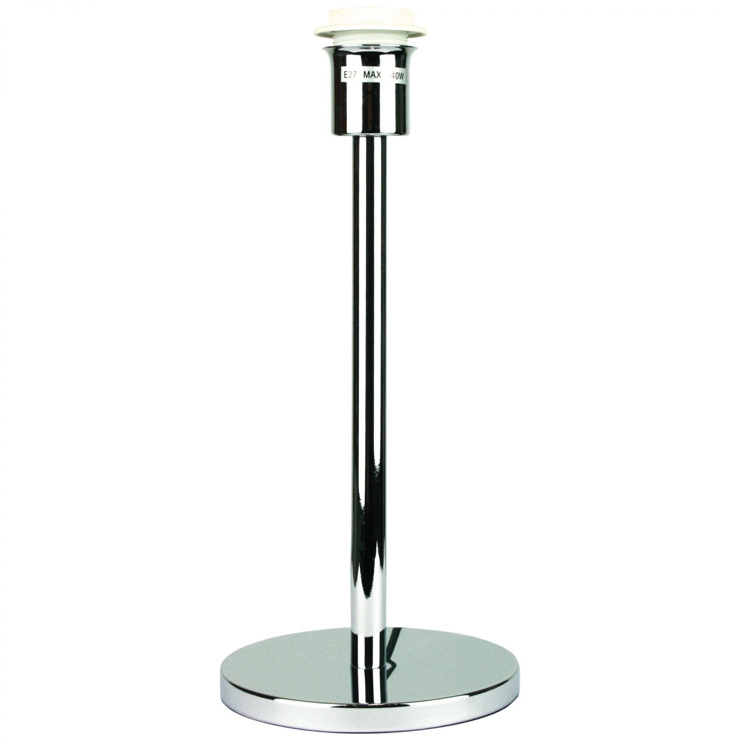 Buy Table Lamps Australia Spoke 1 Light Table Lamp Base 350mm Chrome - OL91238CH