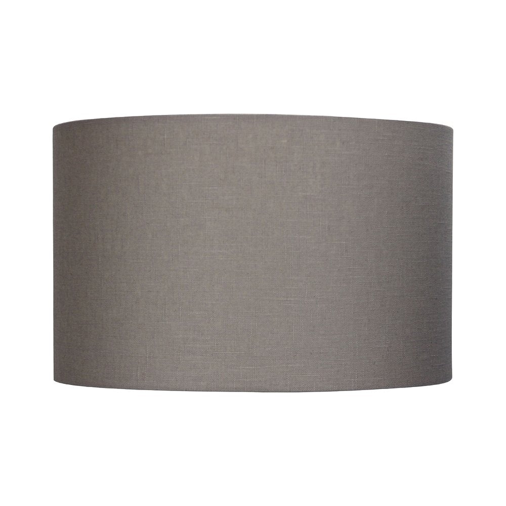 Buy Lamp Shades Australia 400-400-250mm / 16" Drum Putty Burlap Shade E27 - OL91910