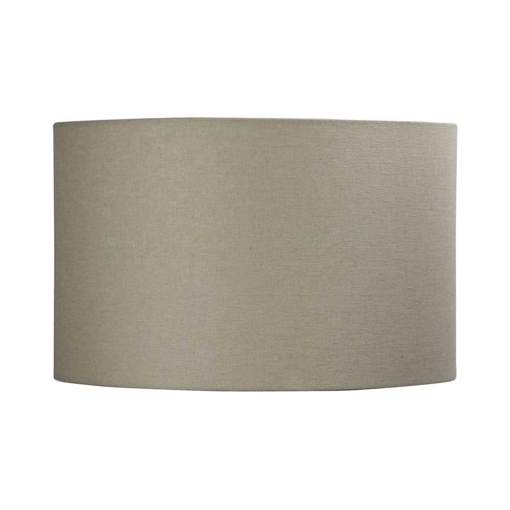 Buy Lamp Shades Australia 400-400-250mm / 16" Drum Canvas Burlap Shade E27 - OL91912