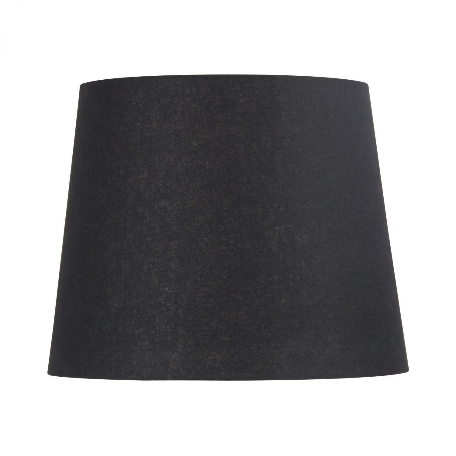 Buy Lamp Shades Australia 300-380-300mm / 15" Black Linen Hardback Shade E27 - OL91933